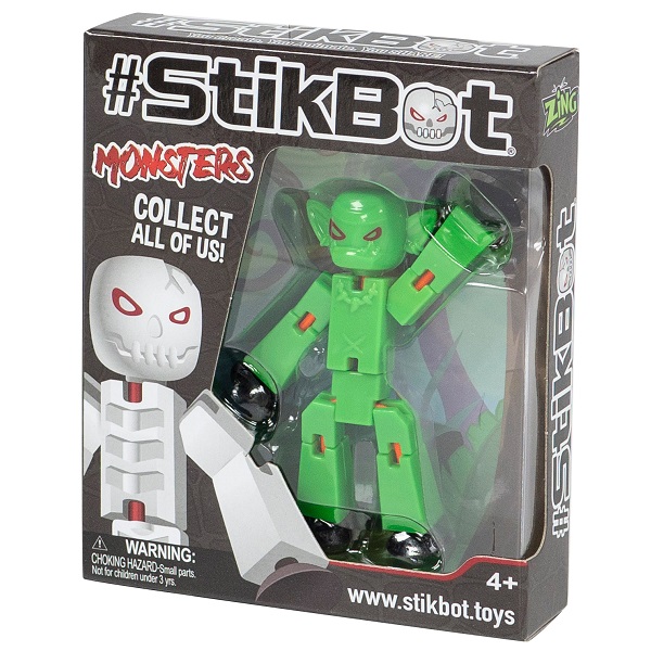 Игрушка из серии Stikbot – Монстр, 6 видов  